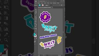 Learn to Create Stickers Designs in adobe illustrator adobeillustrator design [upl. by Duma990]