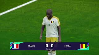 PES 2021 Gameplay  France  Guinée  2024 [upl. by Nattirb237]