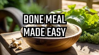 CREATE Your Own Bone Meal Fertilizer with Just Chicken Bones [upl. by Haelak]