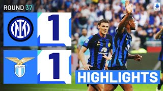 INTERLAZIO 11  HIGHLIGHTS  Dumfries avoids defeat before Scudetto celebrations  Serie A 202324 [upl. by Deering]