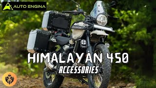 Himalayan 450 accessories from AUTO ENGINA [upl. by Solram]