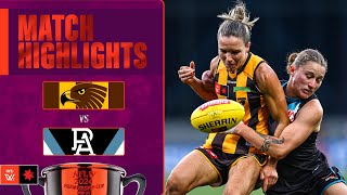 Hawthorn v Port Adelaide Highlights  Semi Final 2024  AFLW [upl. by Eisle]