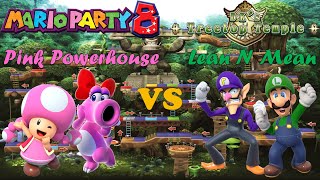 Mario Party 8  Toadette amp Birdo vs Luigi amp Waluigi  DKs Treetop Temple [upl. by Kerek]