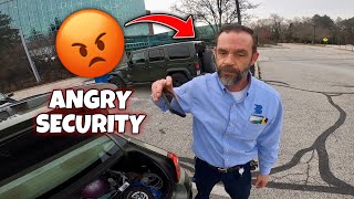 ANGRY SECURITY GUARD VS SCOOTER RIDER… [upl. by Fahy]