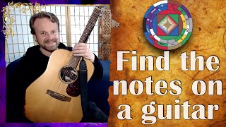 Locating Musical Notes on the Guitar  Key to the True Kabbalah  Franz Bardon [upl. by Anafetse]