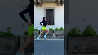 Highintensity training triathlete runner running sports run [upl. by Etteyafal413]