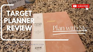 Target Undated Planner Review New Planner planwithme [upl. by Maximilian722]