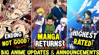 Jujutsu Kaisan Ending is Not Good Hunter Hunter Manga Returns Latest Anime Updates [upl. by Archibold]