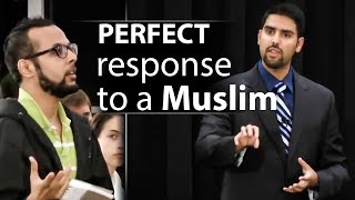 PERFECT response to a Muslim questioning the nature of Christ  Nabeel Qureshi [upl. by Dalpe285]