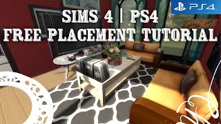 Sims 4 PS4  FREE Placement Tips  Difficult Surfaces Tutorial [upl. by Vania641]