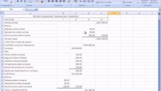 Tutorial de Balance de Comprobación y EF quotGanancias y Perdidasquot [upl. by Aip270]