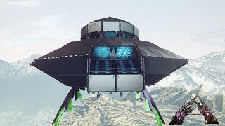 ARK Quetzal Platform Base  Alien UFO Speed Build [upl. by Bev737]