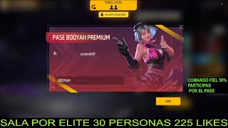 SALAS POR PASE ELITE FREE FIRE EN VIVO REGION EEUU [upl. by Rahas]