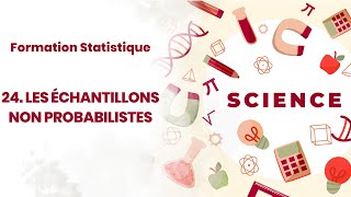 FORMATION STATISTIQUE  LES ÉCHANTILLONS NON PROBABILISTES 24 [upl. by Mckenzie]