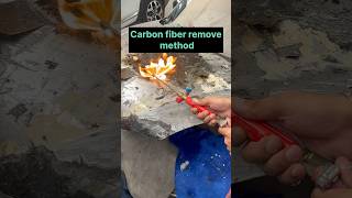 Carbon fiber remove method automobile bentley youtube bentleymotors youtubeshorts method [upl. by Omle]