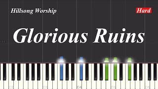 Hillsong Worship  Glorious Ruins How to play  Hard [upl. by Aluin]