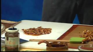 Crackling Caramelized Pine Nuts Cooking Segmnet [upl. by Aniroc359]