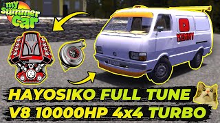 10000HP into BORED VAN Hayosiko Tuning  My Summer Car 73 [upl. by Nilyaj693]