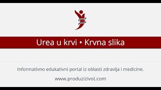 Urea u krvi • Krvna slika [upl. by Morgana]