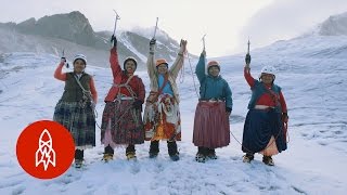 The Cholita Climbers of Bolivia Scale Mountains in Skirts [upl. by Ailen]