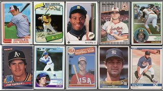 The 20 Most Valuable Baseball Cards of the 1980s [upl. by Button]