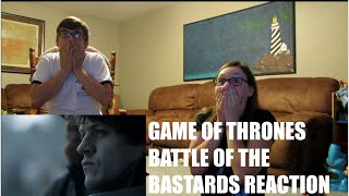 GAME OF THRONES BATTLE OF THE BASTARDS REACTION  LEXI amp TANNER [upl. by Meehsar712]