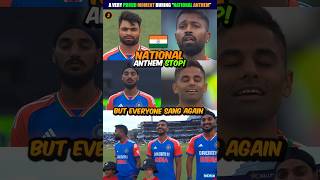 Proud Moment in IND vs SA 1st T20i During Indian National Anthem 😍 shorts indvssa nationalanthem [upl. by Ydahs636]