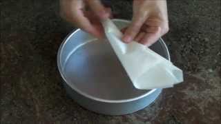 Quick Way To Cut Parchment Paper To Fit Round Pan [upl. by Atirihs288]