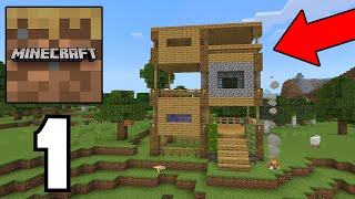 Minecraft Trial  Survival Gameplay Walktrough Part 1  THE BEGGINING [upl. by Oniluap700]