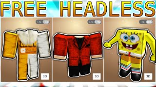 9 WAYS TO GET FREE HEADLESS HEAD in Roblox AVATAR TRICKS [upl. by Domonic]