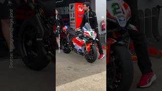 Seeing the Ducati Panigale Rinaldi  ducatipanigale worldsbk rinaldi [upl. by Stephania]