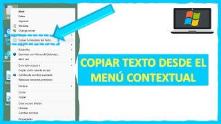 Copiar texto de un archivo de texto al portapapeles sin abrirlo desde el menucontextual [upl. by Aiden]