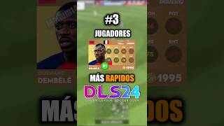 🔥 JUGADOR MÁS RAPIDO por POSICIÓN en DLS 24 😱 dls24 dls2024 dreamleaguesoccer2024 matium14 [upl. by Legin]