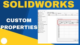 How to Add Custom Properties in SolidWorks Drawing Notes [upl. by Lisan302]