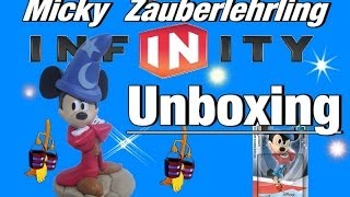 Disney Infinity Micky Zauberlehrling Figur Unboxing Toy Box  Disneyland [upl. by Anivlek]