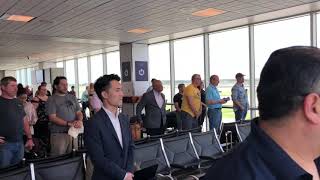 A fallen soldier returns home at Houston IAH MemorialDay 2019 [upl. by Pennebaker]