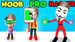 NOOB vs PRO vs HACKER In FIND THE ALIEN ALL LEVELS Prezley [upl. by Hawger]