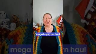 YARN MEGA HAUL 😲🧶💗 crochet knit yarn craft yarnhaul diy viral shorts fyp [upl. by Norud]