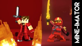 Ninjago Intro Minecraft Animation [upl. by Nnaillek]