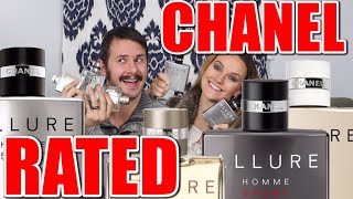 Best Chanel Allure Homme Fragrances Rated By My Wife [upl. by Jonati102]