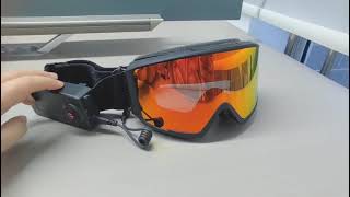 heated ski goggles 190 [upl. by Yhtamit]