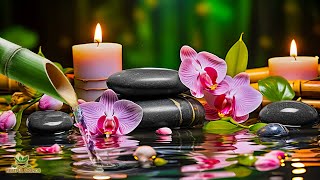 Beautiful Relaxing Piano amp Deep Sleeping Music  Water Sounds Meditation Music Bamboo Calm Music [upl. by Eskil769]