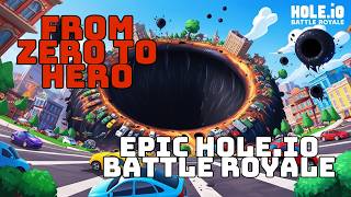 FROM TINY HOLE TO GIANT DOMINATING HOLE IO BATTLE ROYALE [upl. by Nehcterg]