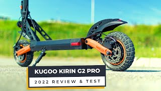 GOOD Dual Shock Absorption Electric Scooter in 2022 KUGOO KIRIN G2 Pro Review [upl. by Elatsyrc447]