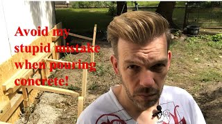 Renovating an abandoned tiny house 12 Avoid my stupid concrete mistake [upl. by Nelo]