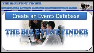 Excel VBA  Events Database Training Tracker  Excel 2010 Part 1 Overview [upl. by Iveksarap487]