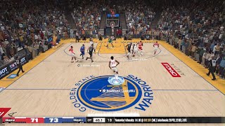 NBA 2K24 Online multiplayer Free throw MVP chants [upl. by Henebry268]