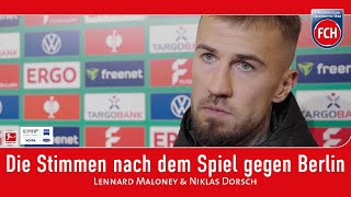 Die Stimmen nach dem Spiel gegen Hertha BSC [upl. by Onitram139]