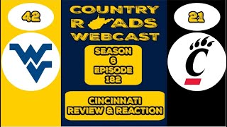 West Virginia Runs Wild on Senior Day  Cincy Review  CRW Pod Season 6 Ep182  WVU Football 2023 [upl. by Enitsed]