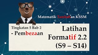 Matematik Tambahan Tingkatan 5 KSSM Bab 2  Pembezaan  Latihan Formatif 22 Soalan 9  Soalan 14 [upl. by Stewart]